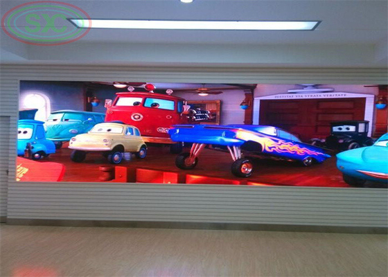 Instalación fija de pantalla LED de alto contraste a todo color para exhibiciones interiores