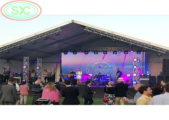 Display LED de alquiler Pantalla LED P3 impermeable para actividades de la iglesia con desmontaje rápido y baja liberación de calor