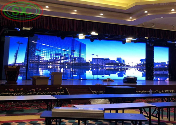 Pantalla interior de la alta configuración P5 LED con aparato de lectura en tiempo real de la ayuda de la entrada de HDMI