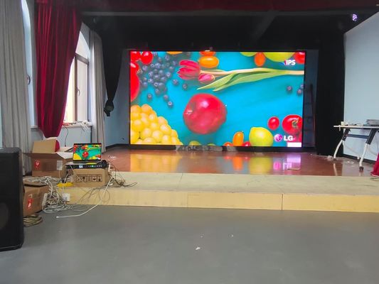 Buen precio Pantalla de visualización llevada P2.5 de fundición a presión a troquel del gabinete 640*640m m RGB del servicio trasero para la publicidad interior en línea