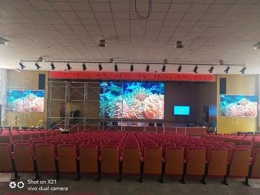 Buen precio El alto interior P4.81 restaura el smd a todo color llevó la pared video 500*500m m de la publicidad televisiva 500*1000m m que los gabinetes de alquiler llevaron la exhibición en línea