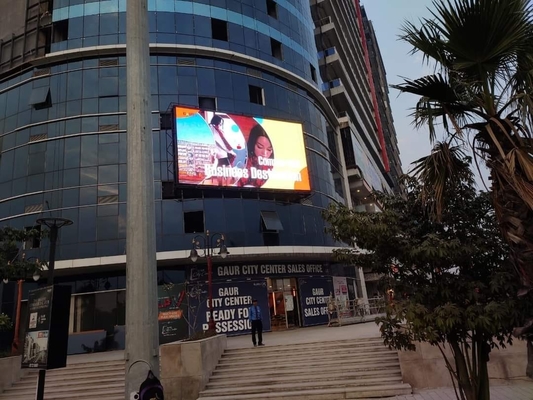 el panel al aire libre de la cartelera de la pantalla del gabinete de la pantalla a todo color HD LED 960x960m m de P6 LED para hacer publicidad