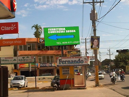P6 la prenda impermeable al aire libre IP65 fijó la pantalla del indicador digital de la publicidad de /Outdoor LED de la cartelera de la pantalla LED de la instalación