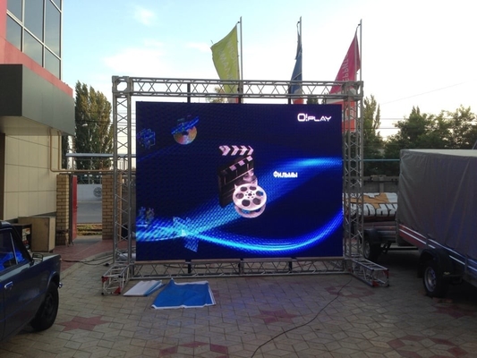 Exhibición llevada de alquiler fija de alta calidad de la publicidad impermeable al aire libre nationstar SMD3535 del alto brillo P6