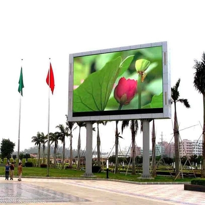 Pantalla de visualización del hd P4 P5 P6 P8 P10 del alto brillo IP65/el panel llevado fijo al aire libre a todo color impermeable de la publicidad/b elegante