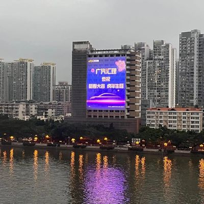 Buen precio Pantalla transparente P3.91 al aire libre P7.82 del panel del LED que hace publicidad de la exhibición del vidrio del cartel del LED, el 1m por el gabinete del 1m, 7500brightnVideo en línea