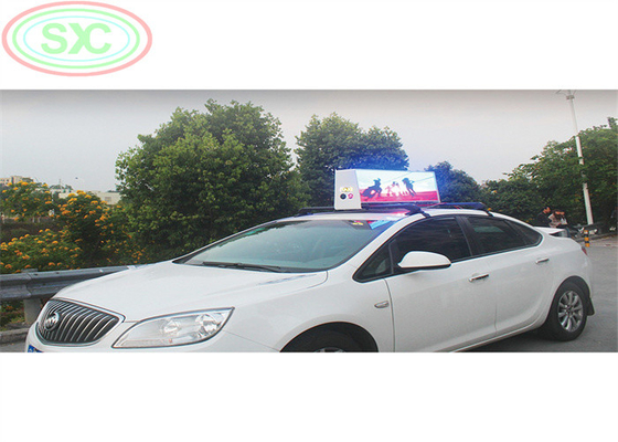 Lámparas de LED blancas de la parte superior del taxi LED señal LED pantalla LED exterior P5 P6 P10 pantalla LED control WIFI