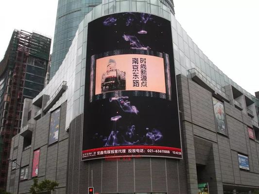 Pared de vídeo p10 LED para publicidad exterior con configuración de píxeles de alta resolución y alto contraste para reproducción