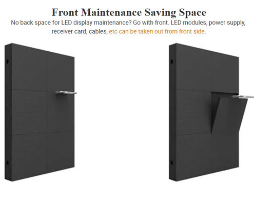 P2.5 Alquiler de pantalla LED de publicidad fija en interiores pantalla LED HD 3840Hz IP43 en exteriores