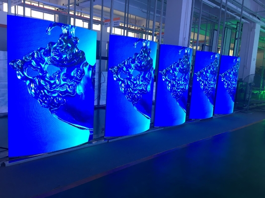 Pantalla LED a color para interiores, P4, panel de pared LED para video