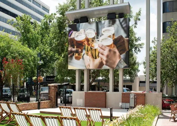 pantalla video llevada inconsútil de la pantalla LED de la pared P5.95 de 500m m x de 1000m m para hacer publicidad al aire libre