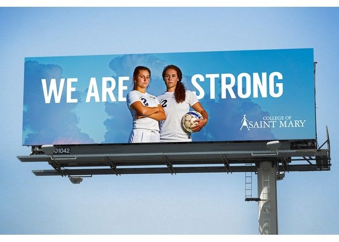 Publicidad de pantalla doble del lado LED de HD 6m m/brillo IP65 de la muestra video abierta del LED alto