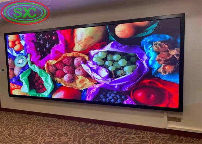 Bajo consumo de LED en paredes interiores P3, P3.91, P4.81 pantalla LED para reuniones académicas