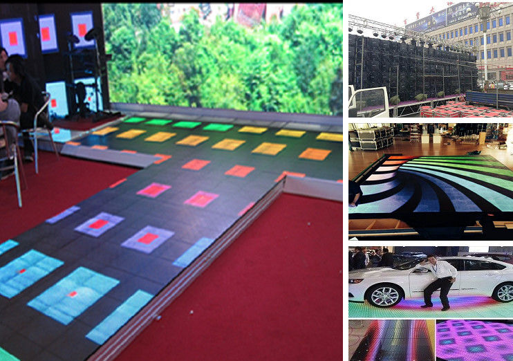 P1.25 Pista de baile iluminada para exteriores, pista de baile para club de DJ impermeable con 1920Hz