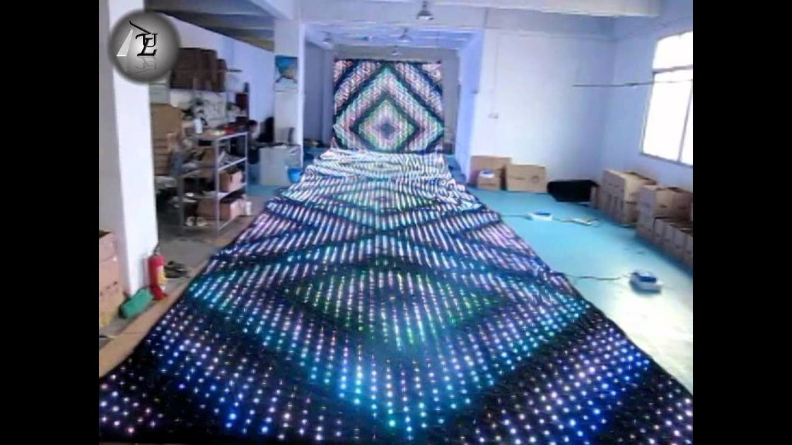 IP65 Floor de baile de LED impermeable 4.81mm Pixel 43222 puntos / m2