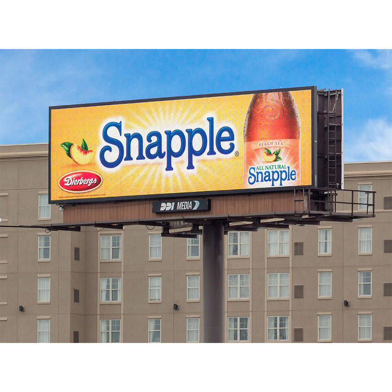 Valla publicitaria LED a color SMD P6 para exteriores 576x576mm IP65 a prueba de agua