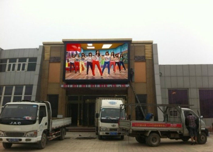 12 pies por 24 pies Signos LED al aire libre P6 Gran publicidad Panfletos LED de color completo Alquiler