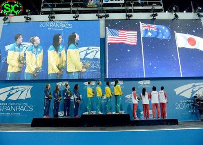 Pantalla de visualización llevada a todo color de alquiler llevada programable impermeable del tiempo del panel video P5