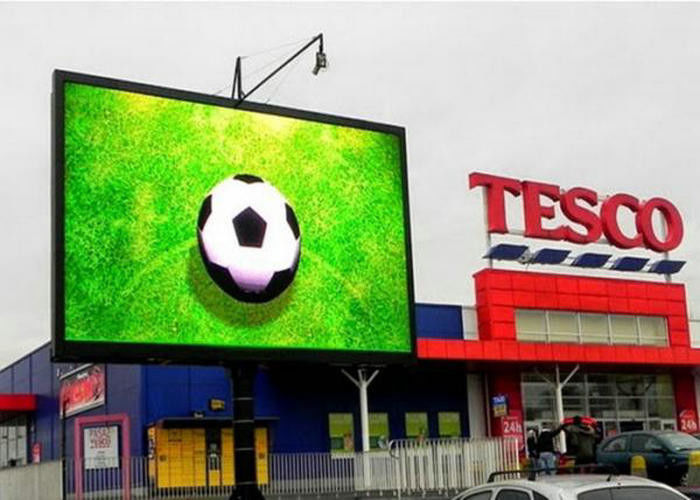 Pantalla de aluminio fundido a presión P3.91 Pantalla LED de estadio, panel periférico LED 1/8 Modo de escaneo