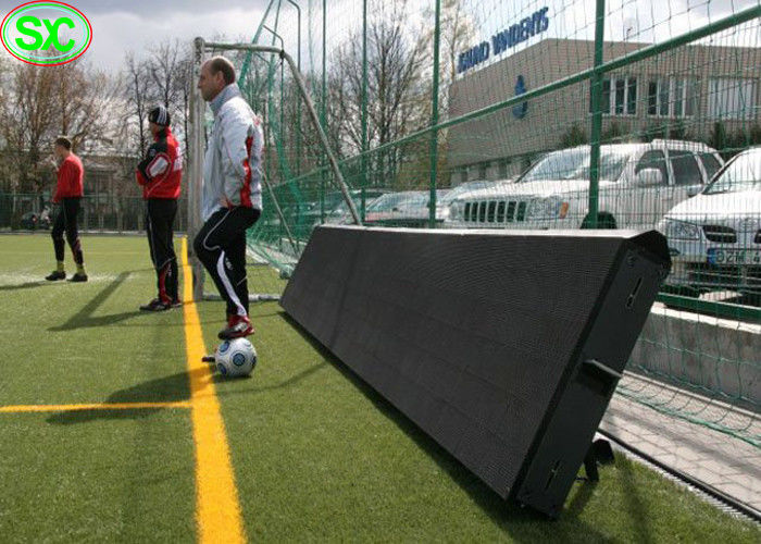 Pantallas de visualización llevadas estadio video del perímetro del anuncio con la máscara de protección suave
