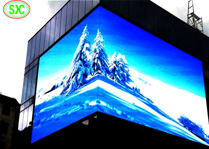 160,000 puntos/m2 de publicidad LED de fundición a presión pantalla de aluminio cartel caja impermeable de acero