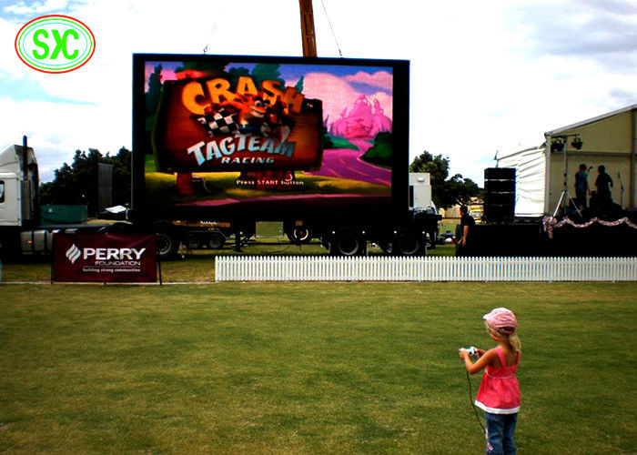 Pantalla LED RGB a todo color, impermeable IP65, con tamaño personalizado para publicidad exterior