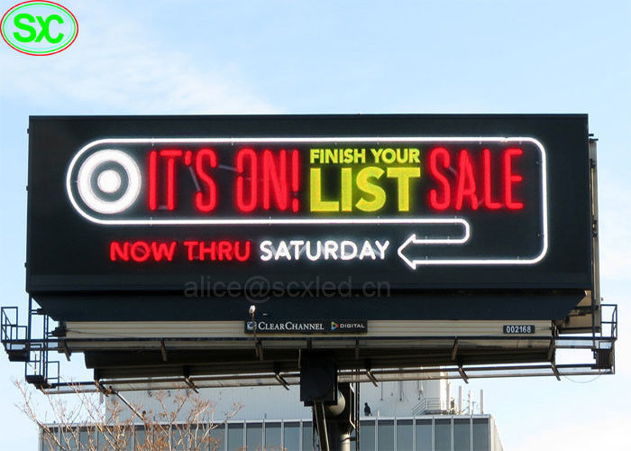 El RGB ultra fino P6 P8 IP65 llevó las carteleras de publicidad con la garantía 3-*Year