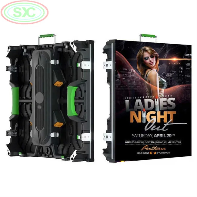 Pantalla de publicidad LED exterior con caja de fibra de carbono y pantalla de publicidad comercial de alta densidad