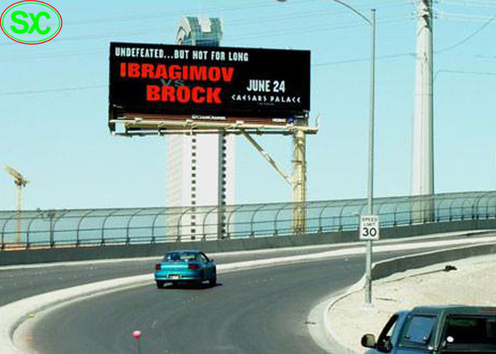 La publicidad video derecha de aluminio de SMD llevó las carteleras favorables al medio ambiente