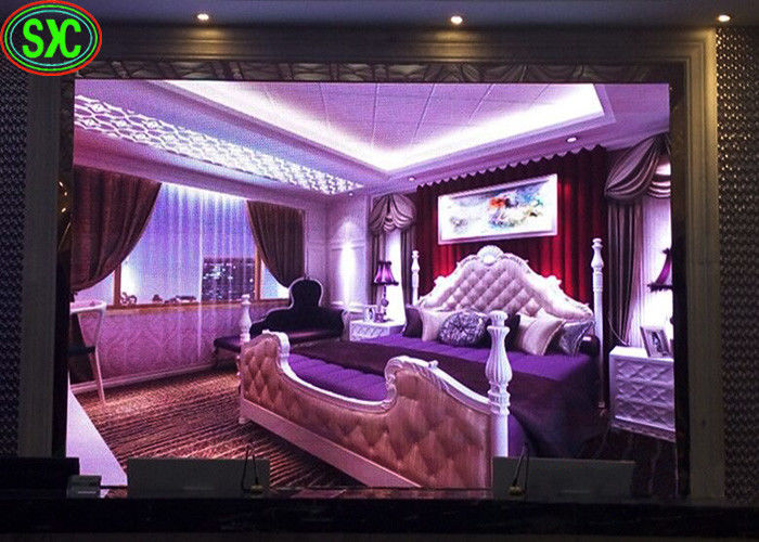 El alquiler a todo color interior de la pantalla LED de las fotos grandes de encargo de Hd llevó la pared video