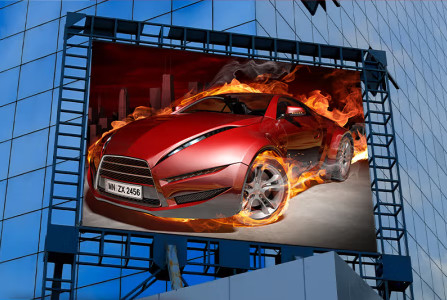 SMD2727 Publicidad al aire libre con pantalla LED a todo color de alquiler
