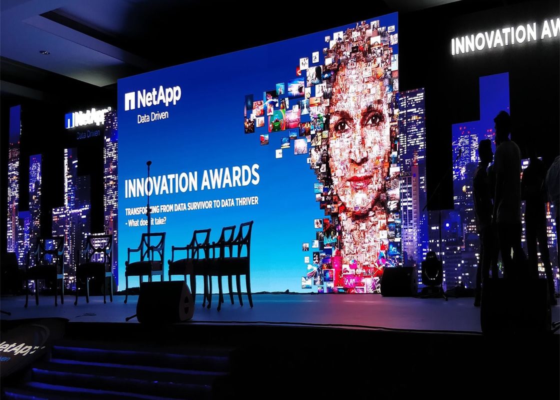 Caja de hierro LED a color completo para interiores P4, a todo color, para eventos/estadios, 3 años de garantía COB