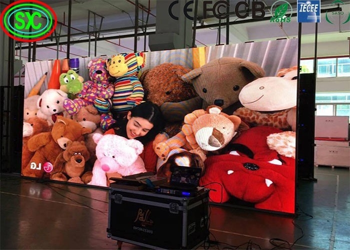 P2.5 SMD Indoor RGB LED Rental Screen HD Chasis de aluminio fundido, 3 años de garantía