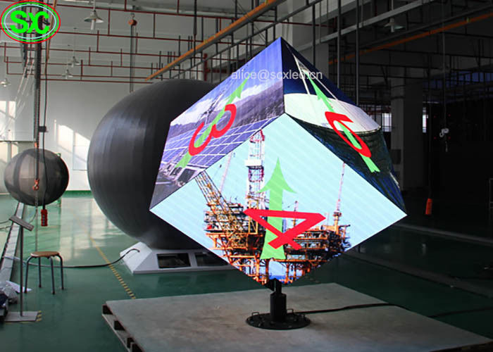 DJ flexible efectúa el vídeo del RGB del disco de los paneles de pantalla LED P5 3D para la cabina