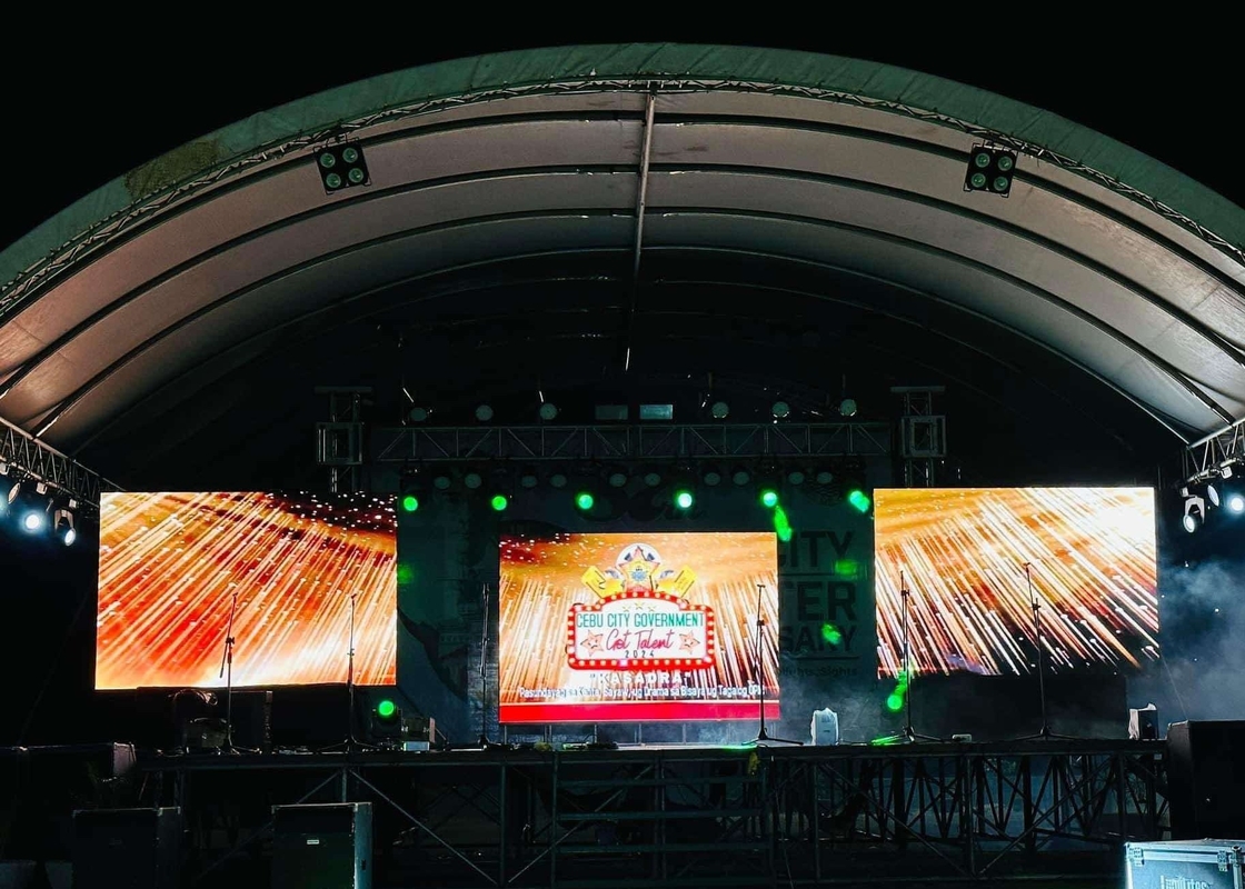 Escenario de fondo de color completo pantalla de LED gigante de interior P3 módulo LED pared de vídeo