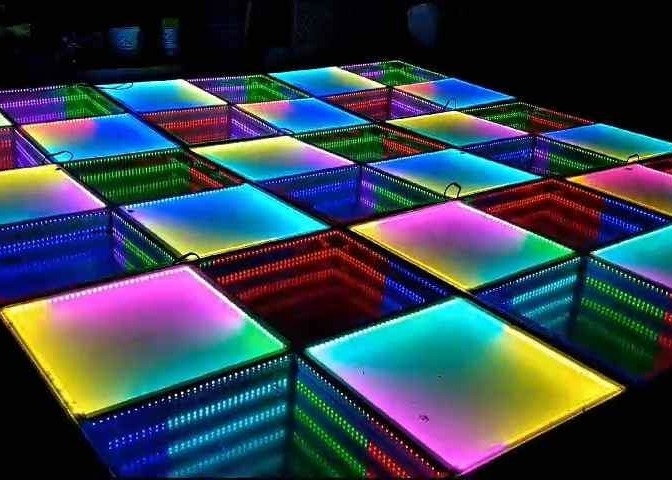 P3.91 Iluminación LED a todo color en interiores Piso de baile 250*250 mm Módulo LED 65410 puntos/m2