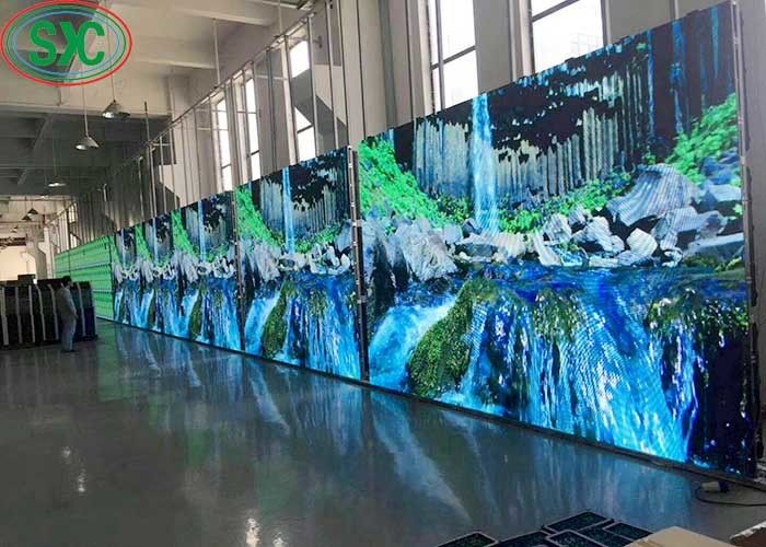 SMD2121 de alta definición LED de color completo para interiores con pantalla de aluminio de fundición a prueba de polvo y antiestática
