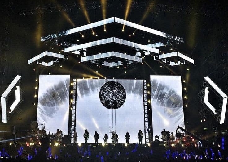 Aluminio de fundición a presión para exteriores 2500nits Brillo SMD Display LED de escenario para ceremonias, entretenimiento