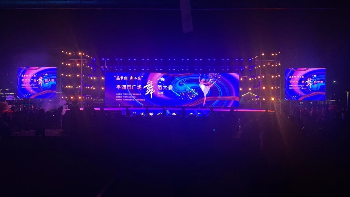 Alquiler de P3 RGB de pantalla de publicidad LED exterior impermeable DC5V para estadios y centros comerciales