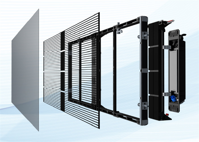 Método de conducción Método de conducción SMD2121 Pared de vídeo LED transparente para pantallas de venta al por menor P3.91-7.82 1000 horas promedio sin fallas