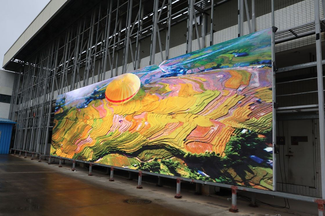 Display LED GOB de alta densidad de píxeles para eventos Alquiler de fiesta 427186 puntos / m2 600 * 337.5MM Tamaño del gabinete