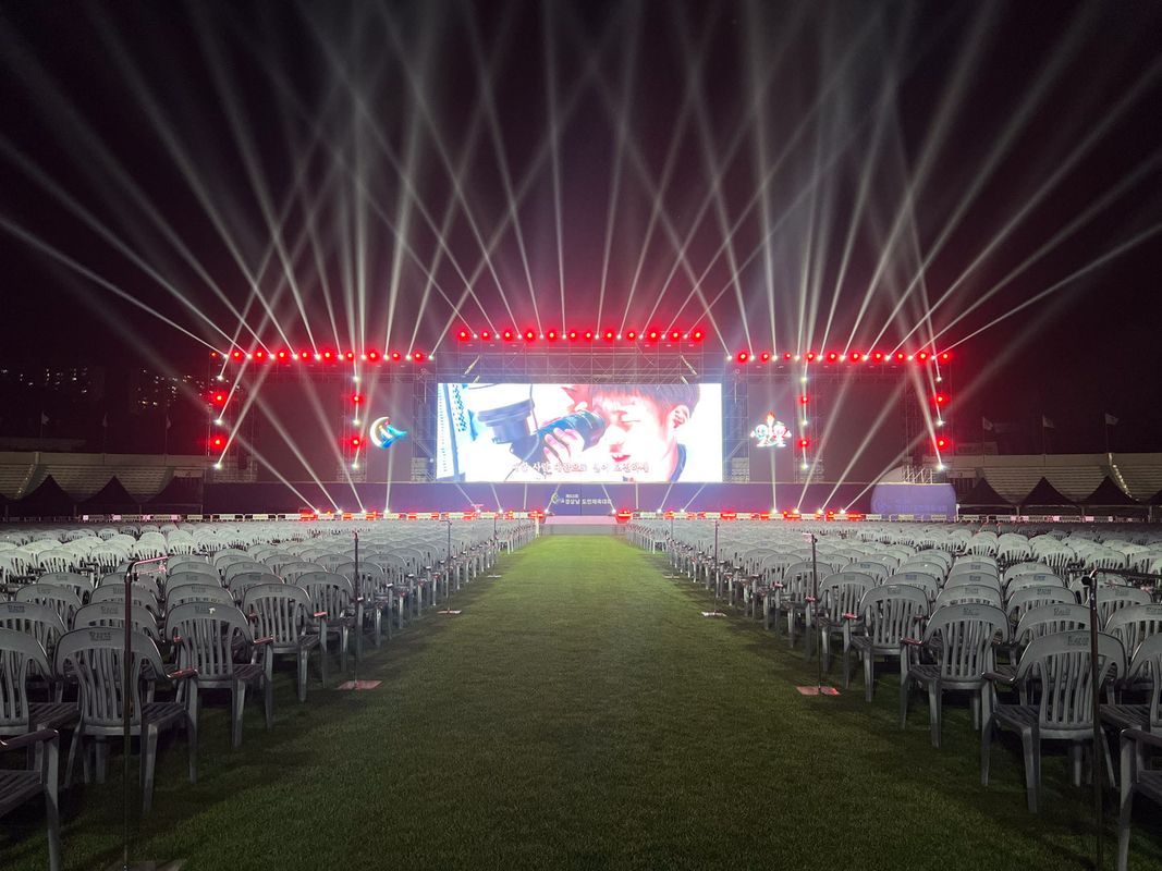Fácil de conectar y desinstalar pantalla LED de color para publicidad multi-media de estadio alquiler de escenario show y más