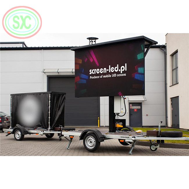60Hz Tasa de fotogramas P5 Camión móvil pantalla LED 5000-8000 Nits Brillo para la producción Nombre
