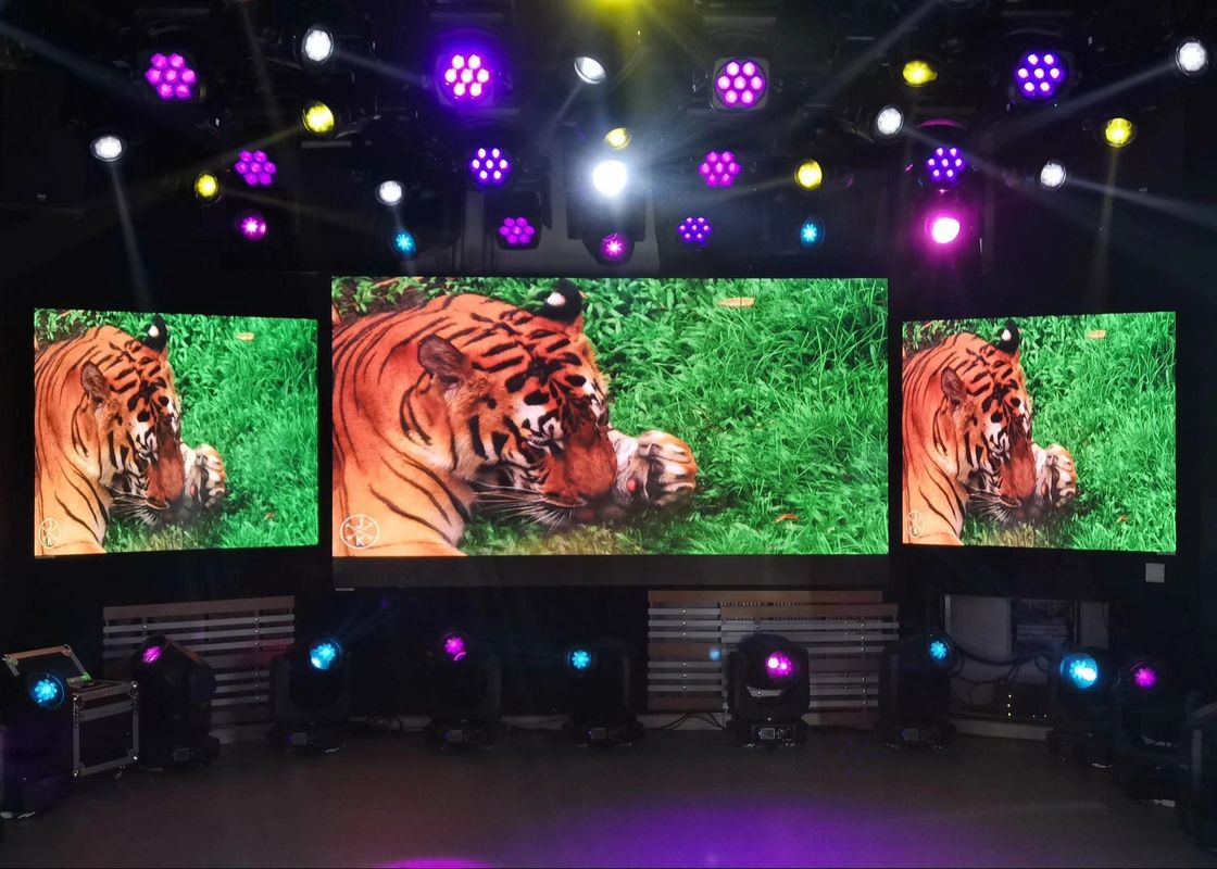 Proyector LED RGB de visión óptima con color de pantalla RGB y tamaño de pantalla de 600 * 337.5 mm