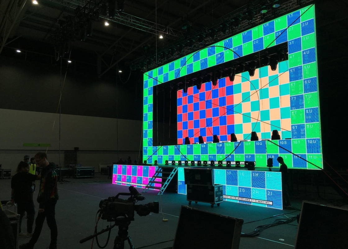 Display LED de color completo al aire libre, flexible, de alta definición, impermeable y libre de retrasos