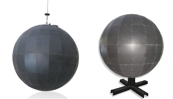 Centro Comercial y Eventos Esfera pantalla LED con Método de mantenimiento de servicio trasero Voltagem DC5V Fácil de operar