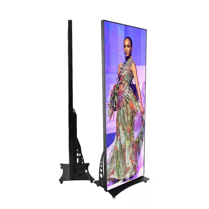 P2.5 de color completo para interiores Espejo LED pantalla inalámbrica USB 4G Cartel de control inteligente
