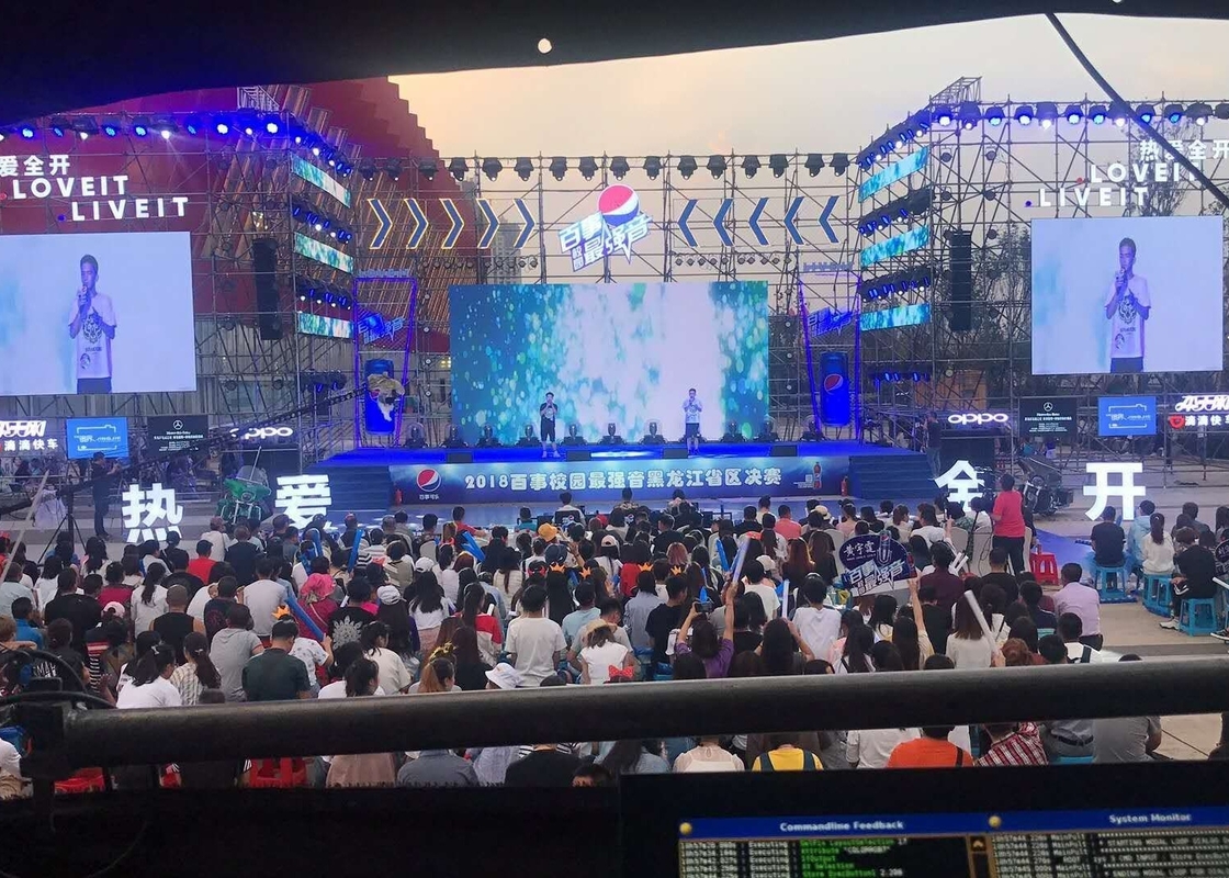 Pantalla LED de estadio de aluminio de fundición de pantalla de alquiler Pantalla de pantalla de 3,91 mm, 500 * 1000 mm Pared de video al aire libre a todo color