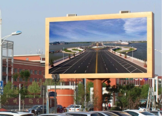 Pantalla de publicidad fija/alquiler de caja de hierro Pantalla LED exterior, alta tasa de actualización Placas de visualización de vídeo LED