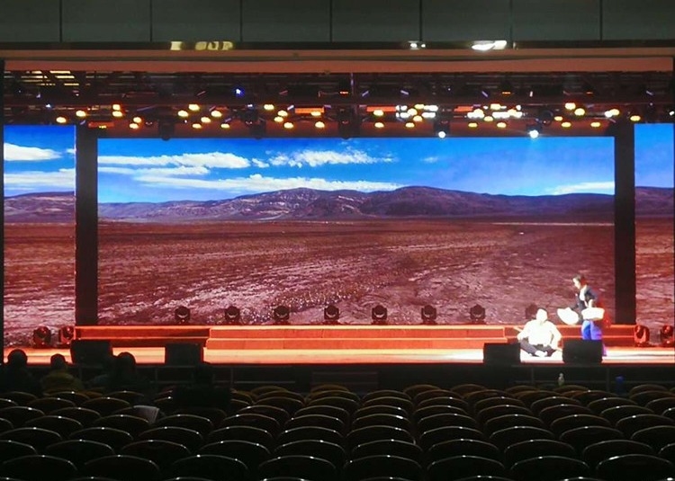 Pantalla curva SMD1515 de escenario interior personalizable Wifi mantenimiento frontal Ultra alta definición pantalla LED de pequeño tono P2.5